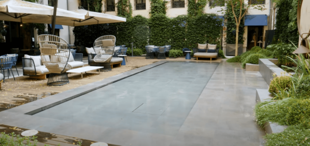 Dalla piscina alla pedana calpestabile Dalla piscina alla pedana calpestabile